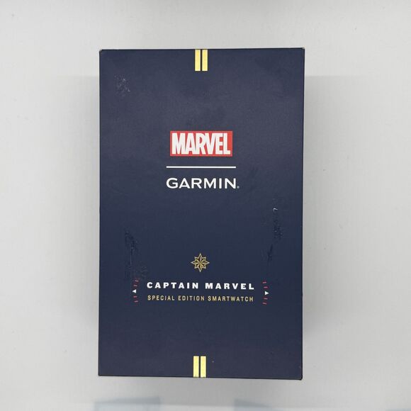 GARMIN MARVEL Special Edition Smartwatch Legacy Hero Series: Captain Marvel EUC - Picture 1 of 16